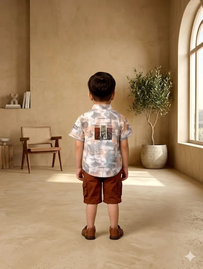 SHIRT, T-SHIRT WITH SHORTS