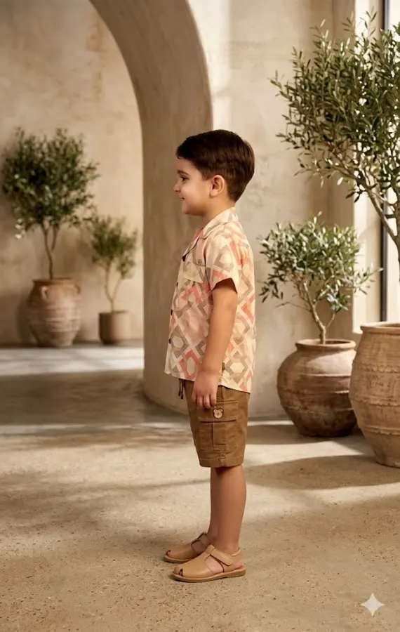 SHIRT T-SHIRT AND SHORTS