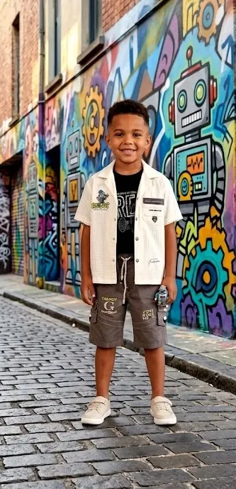 SHIRT T-SHIRT AND SHORTS