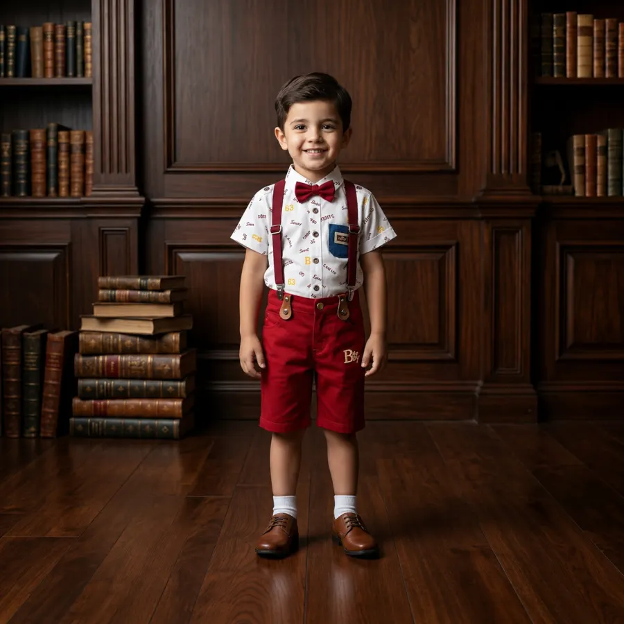 SUSPENDER -SHORTS -SET