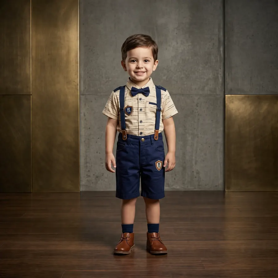 SUSPENDER -SHORTS -SET